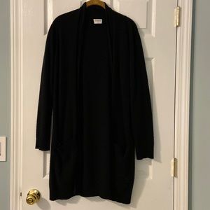 Cashmere long cardigan sweater